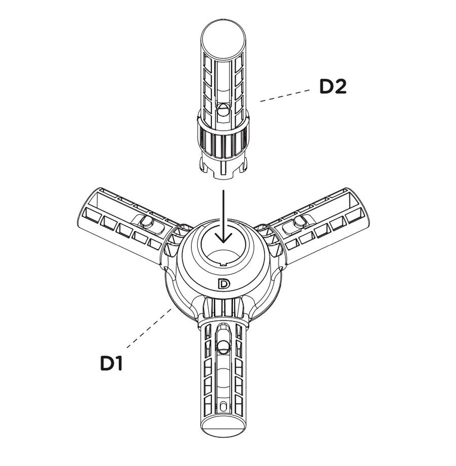Dome Climber Replacement Connector - Db